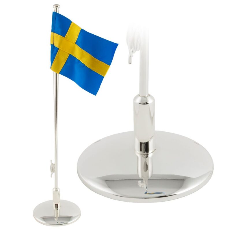 Haugrud Flaggstang m/svenskflagg H:33cm